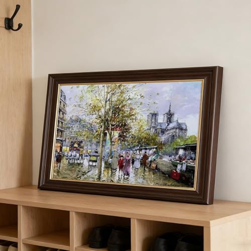 Scène de rue de Paris Blanchard cadre suspendre tableau