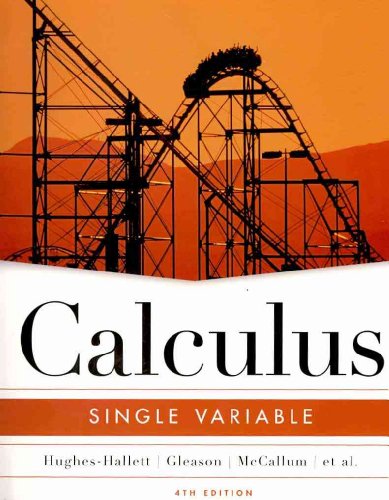 Calculus: Single Variable 4th Ed + WebAssign 0470400501 Book Cover