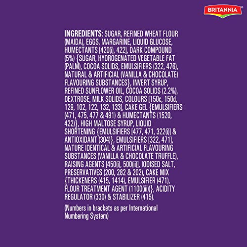 Image of Britannia Cake Roll Yo! Triple Chocolate Swiss Roll Family Pack, 165g