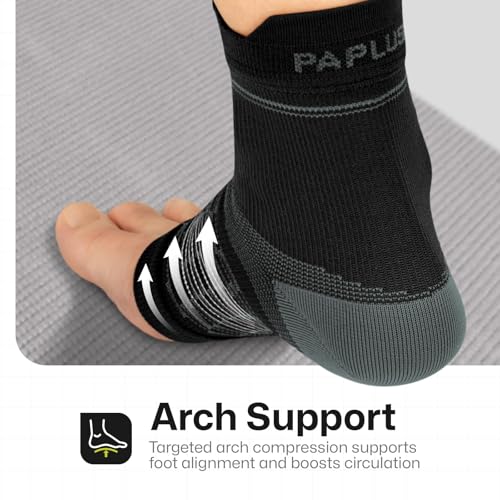 Image of 3 Pairs Plantar Fasciitis Socks Ankle Compression Sleeve with Arch Support