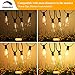 Brightever LED Outdoor String Lights 100FT Patio Lights with 52 Shatterproof ST38 Vintage Edison Bulbs, Outside Hanging Light Waterproof for Porch, Deck, Garden, Backyard, Balcony, 2700K Dimmable