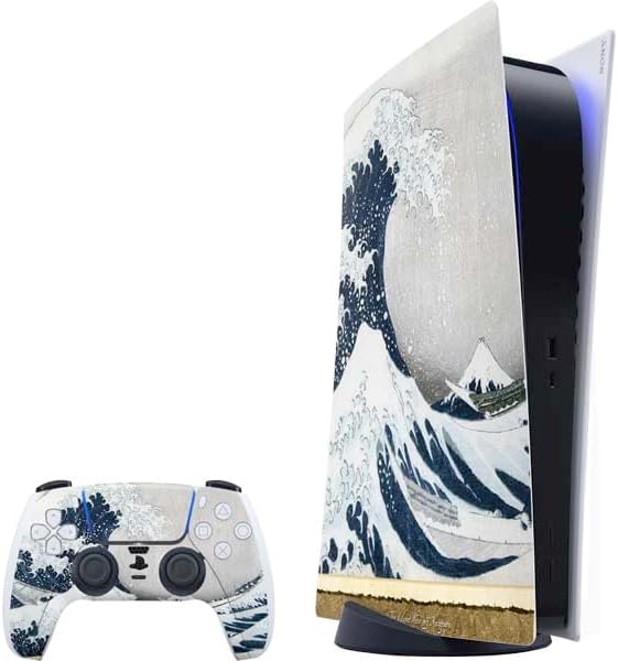 Skinit Decal Gaming Skin Compatible with PS5 Bundle - Officially Licensed Rose by William Morris Design