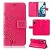Produktbild betterfon Samsung Galaxy S20 FE Hülle - Handyhülle Samsung S20 FE Klapphülle Schutzhülle mit Kartenfächer für Galaxy S20 FE Blume Pink