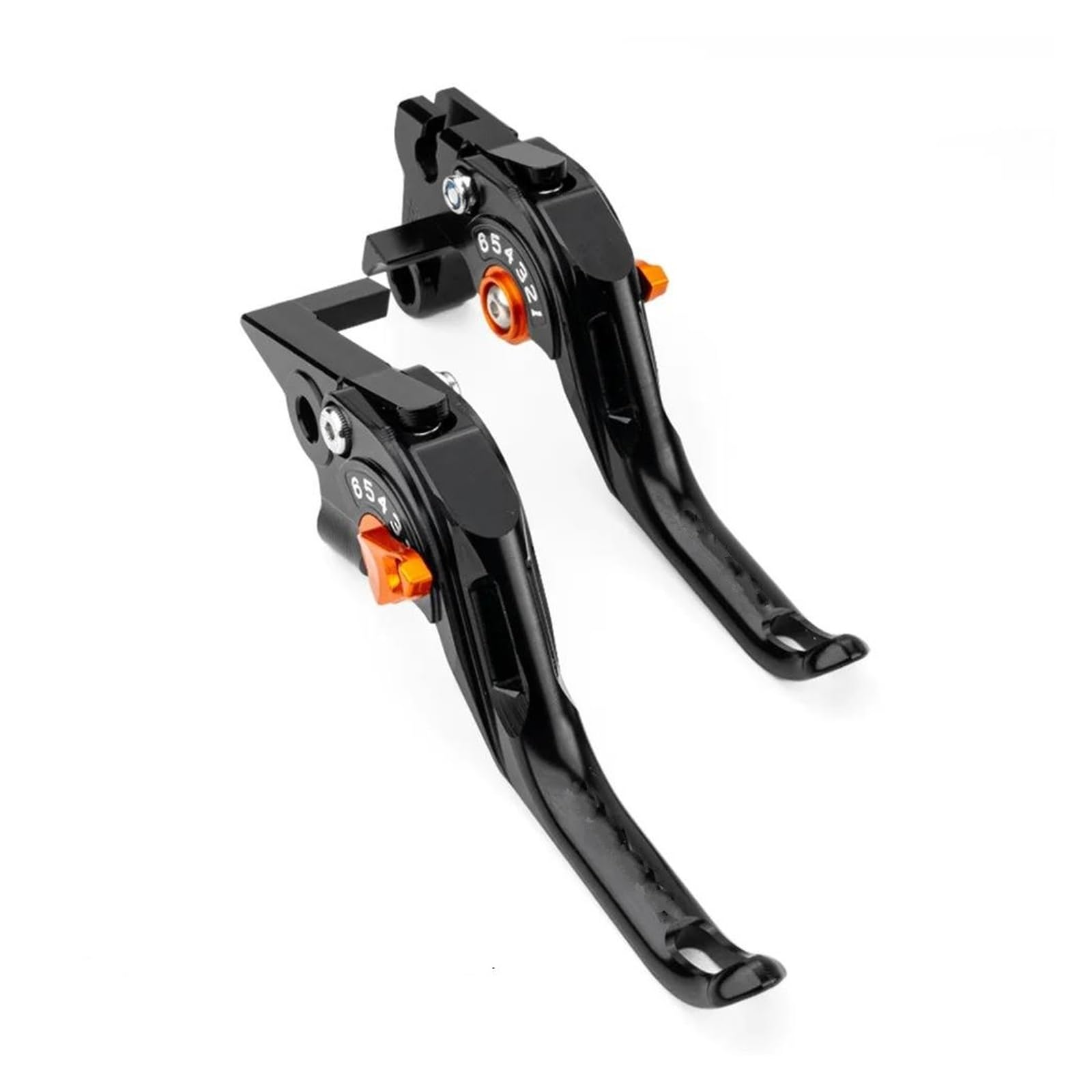 ZCPOPKNHNZ for CFMOTO 450MT 800MT 800MT-X Motorcycle Accessories Adjustable Short Brake Clutch Levers(Orange)