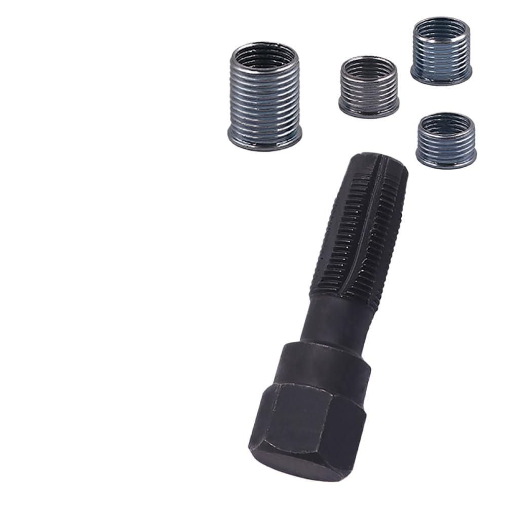 Kit di Riparazione Filettatura Candela 14mm M14 X 1,25 Compatibile con Testate cilindri automobilistiche