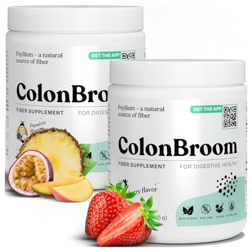 ColonBroom Multi-Flavor Psyllium Husk Powder