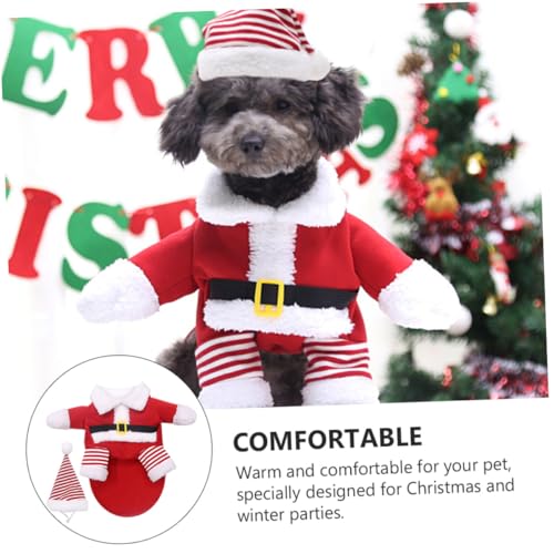 Disfraz Santa Claus para perros y gatos 5XL miniatura 6
