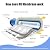 YKMGON 2 Pack 100GPD RO Membrane,2012-100G Reverse Osmosis Membrane Replacement Water Filter,for Under Sink Home Drinking RO Water Purifier System