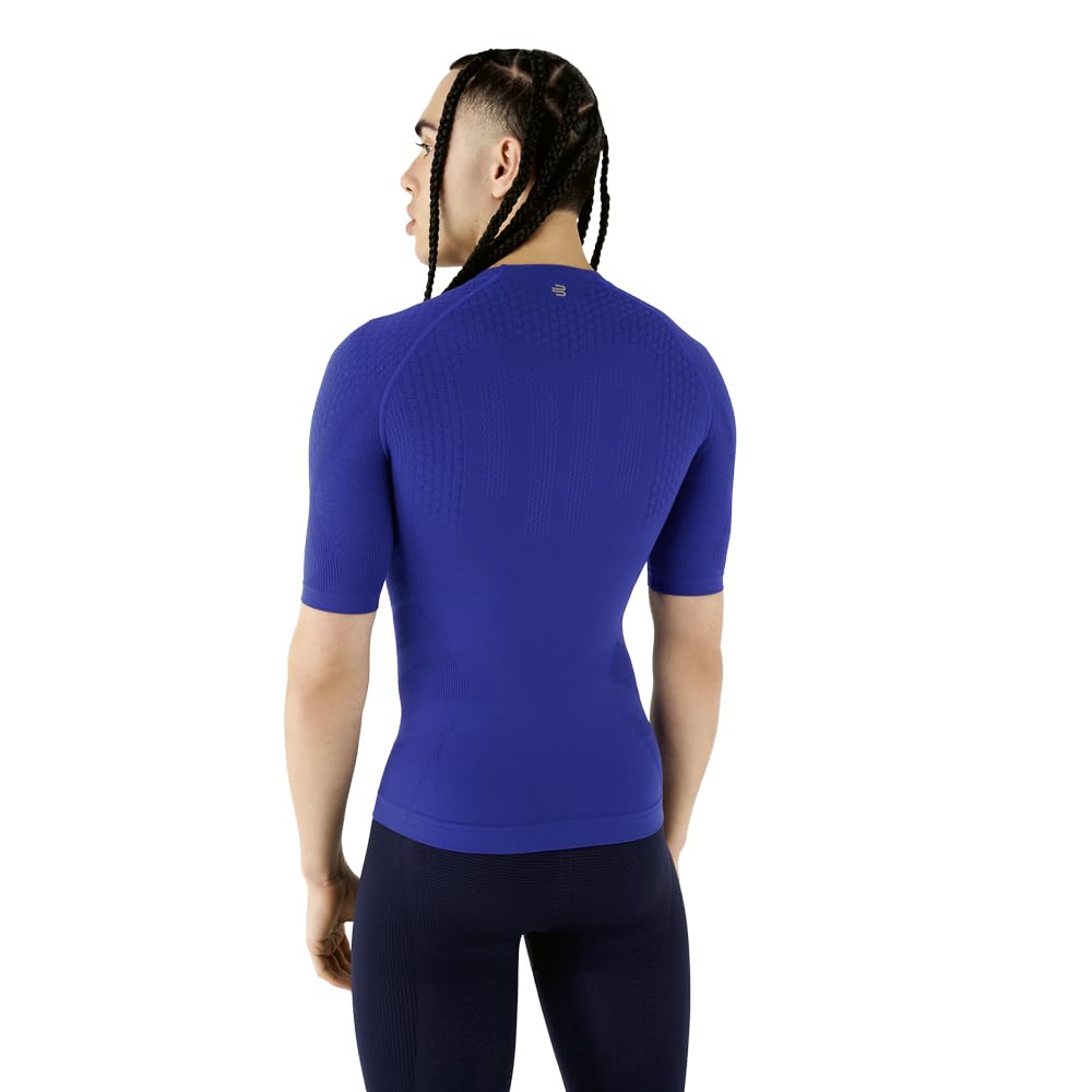 BAUERFEIND T-shirt de compression à manches courtes pour homme - Pour une meilleure circulation sanguine des muscles du torse et des bras - Polyamide et élasthanne