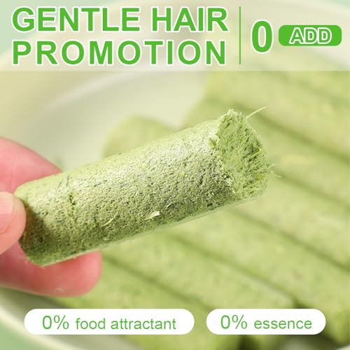 OSDUE 24 Stück Katzengras Snack, Cat Grass Teething Stick, Katzengras Sticks Gefriergetrocknet Snacks für Katzen, Katzenminze, Beißstab aus katzengras, für die Zahnpflege und Haarknäuel Entfernen