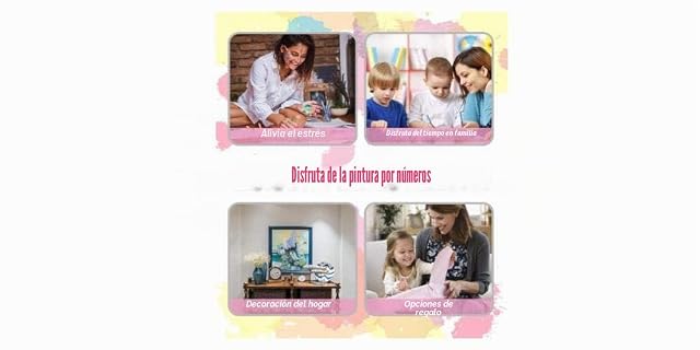 Foto 6 de 6 de Pintar por Numeros Adultos Niños Audrey Hepburn Cuadros por Numeros con Pinceles Lienzo y Pinturas Acrilicas…