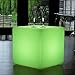 Produktbild Wlnnes Party Led Cube Hocker Wasserdicht Pool-Party Led Mood Light 16RGB Farbe 4 Helligkeit Cube Hocker Startseite dekorative Nacht Licht Möbel Dekoration (Color : 50cm*50cm*50cm)