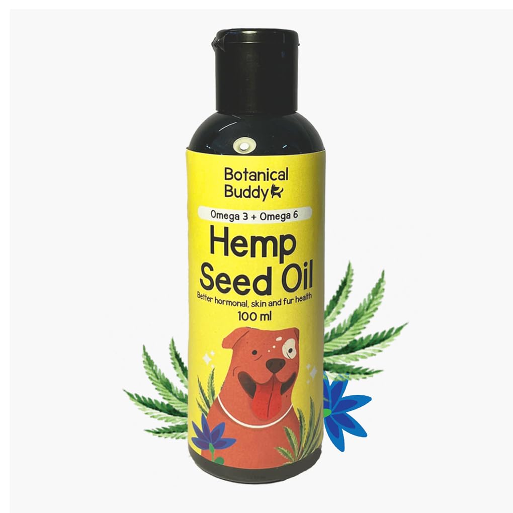Botanical Buddy Hemp Seed Oil for Dogs, 100ML Pet Joint Support