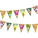 FEPITO 2 Pack Hawaiian Bunting Banners Totally 6 Metros Laua Tropical Party Bunting