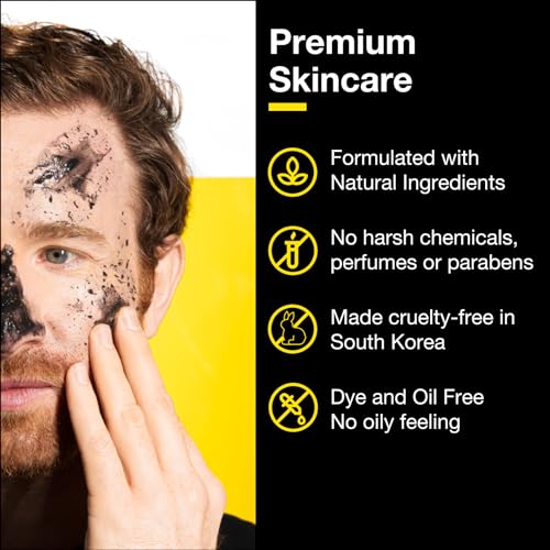 Lumin Charcoal Detox Scrub for Men - Refreshing Face Cleanser - Image 3