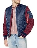 Alpha Industries Men's Ma‐1 Varsity Bomber Jacket