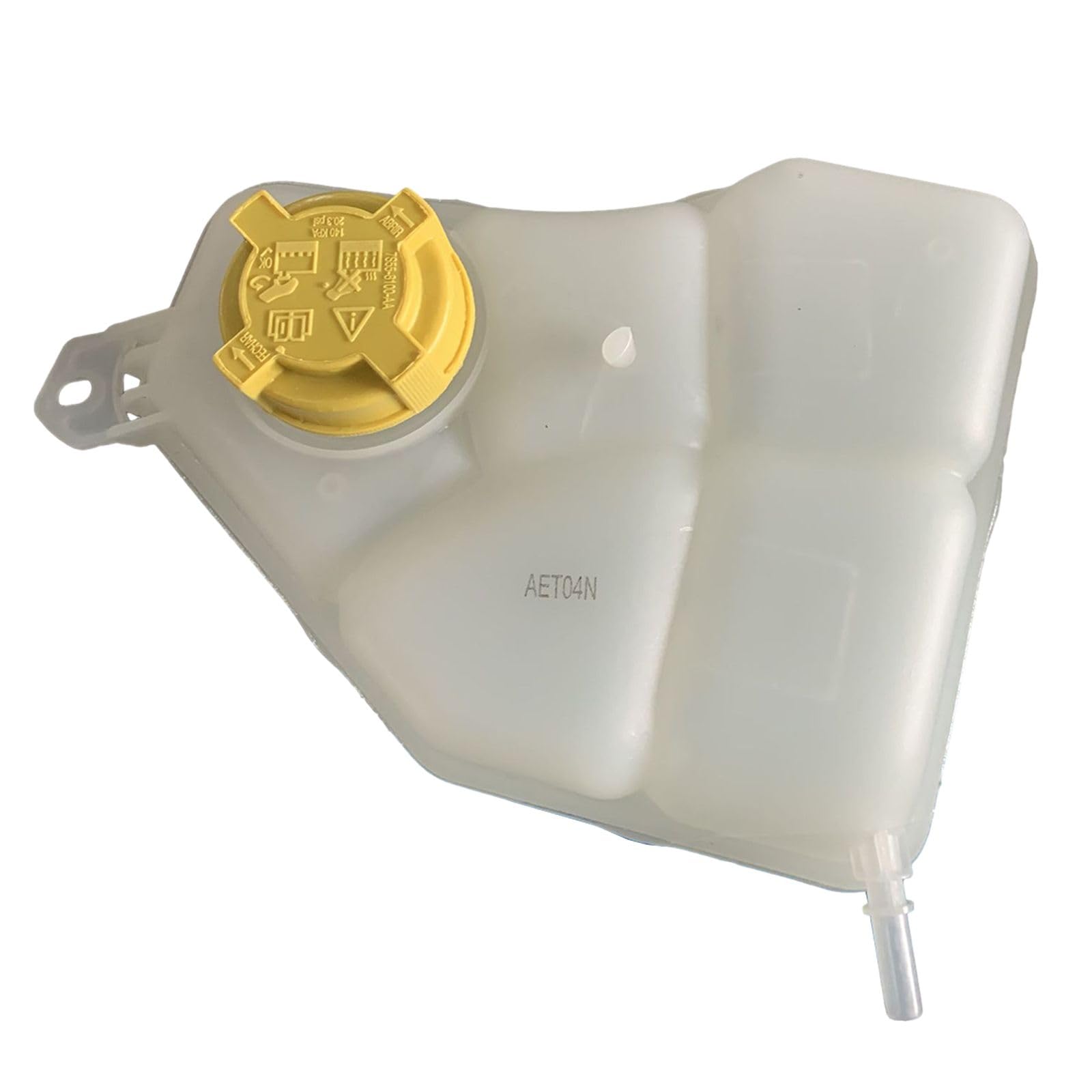 Hajus 1211077 Ausgleichbehälter Kühlmittel mit Deckel 1142509 1221362 kompatibel mit Fiesta V JD JH 2001-2008 Fiesta V Van 1.4 2002-2010 Fusion JU 2002-2012 Mazda 2 DY 2003-2007