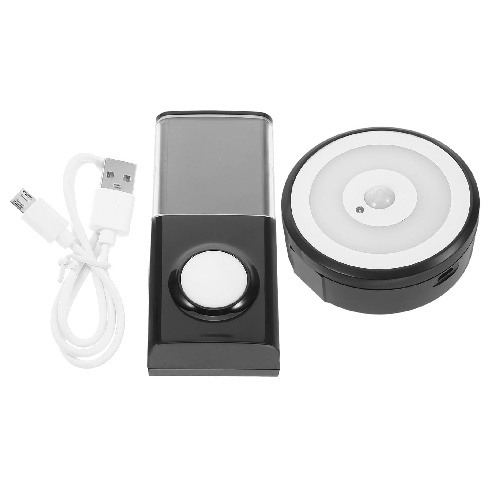 Sonnette sans fil USB Ciieeo avec éclairage intégré et un récepteur pour maison