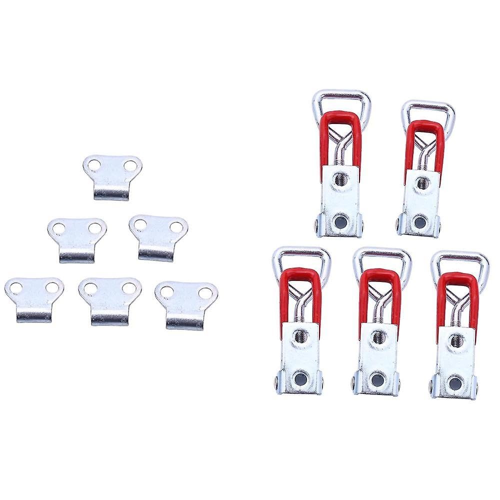 Joyhappst Image Color 5Pc Adjustable Toggle Clamp Pull Action Latch Hand 100Kg/220Lbs Holding Capacity