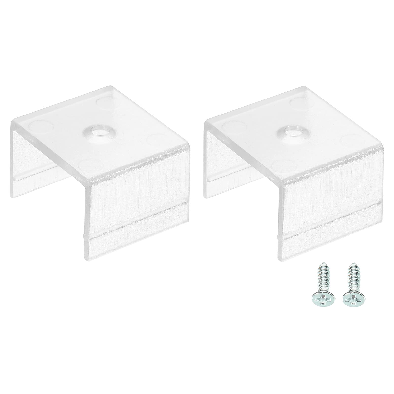 MECCANIXITY Rope Light Mounting Clips, 50 Pack Wall Channel Mounting Holder Accessories for 11.9mm to 12.4mm Waterproof LED Strip, Translucent — Amazon image 7