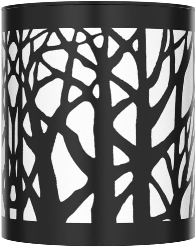 DenicMic Solar Wall Lights Outdoor Wall Sconce Fence Lighting for Patio Front Door Yard Deck Stair Led Forest Decorative Lamps, Waterproof, Warm White Color Changing (4 Pack) - Image 4