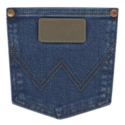 Wrangler mens Cowboy Cut Active Flex Original Fit Jeans, Stonewash, 33W x 32L US