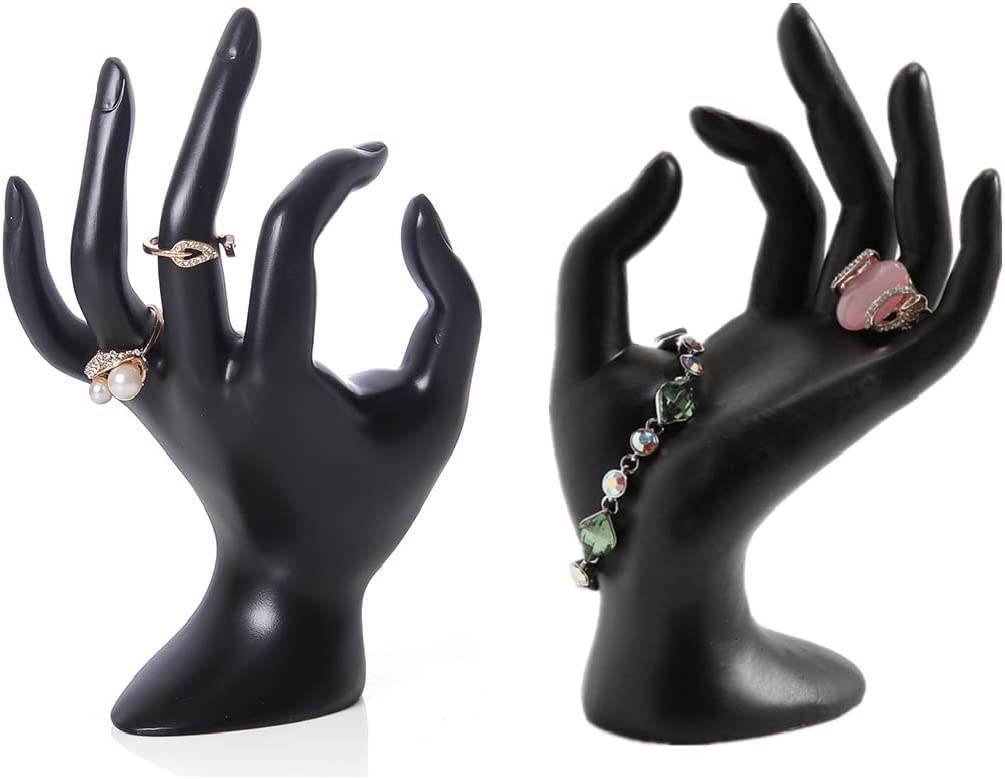 Amazon.co.jp: 指輪 ディスプレイスタンド 2個セット 手状