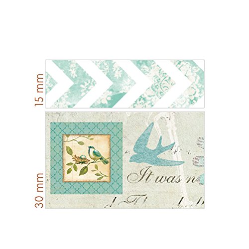 Nastro in carta Washi, 13 rocchetti