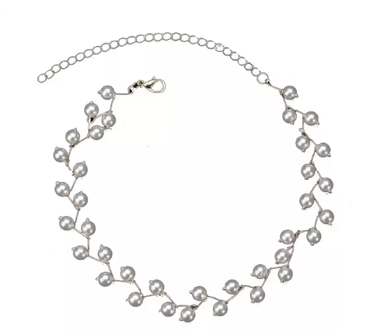 See full amazon price history chart for GURJARI JEWELLERS Stylish running white pearl necklace choker Silver Plated for Women and Girl (pearl) GURJARI JEWELLERS Stylish running white pearl necklace choker Silver Plated for Women and Girl (pearl) (B09NNPYTDF) Amazon Price History, Amazon Price Tracker
