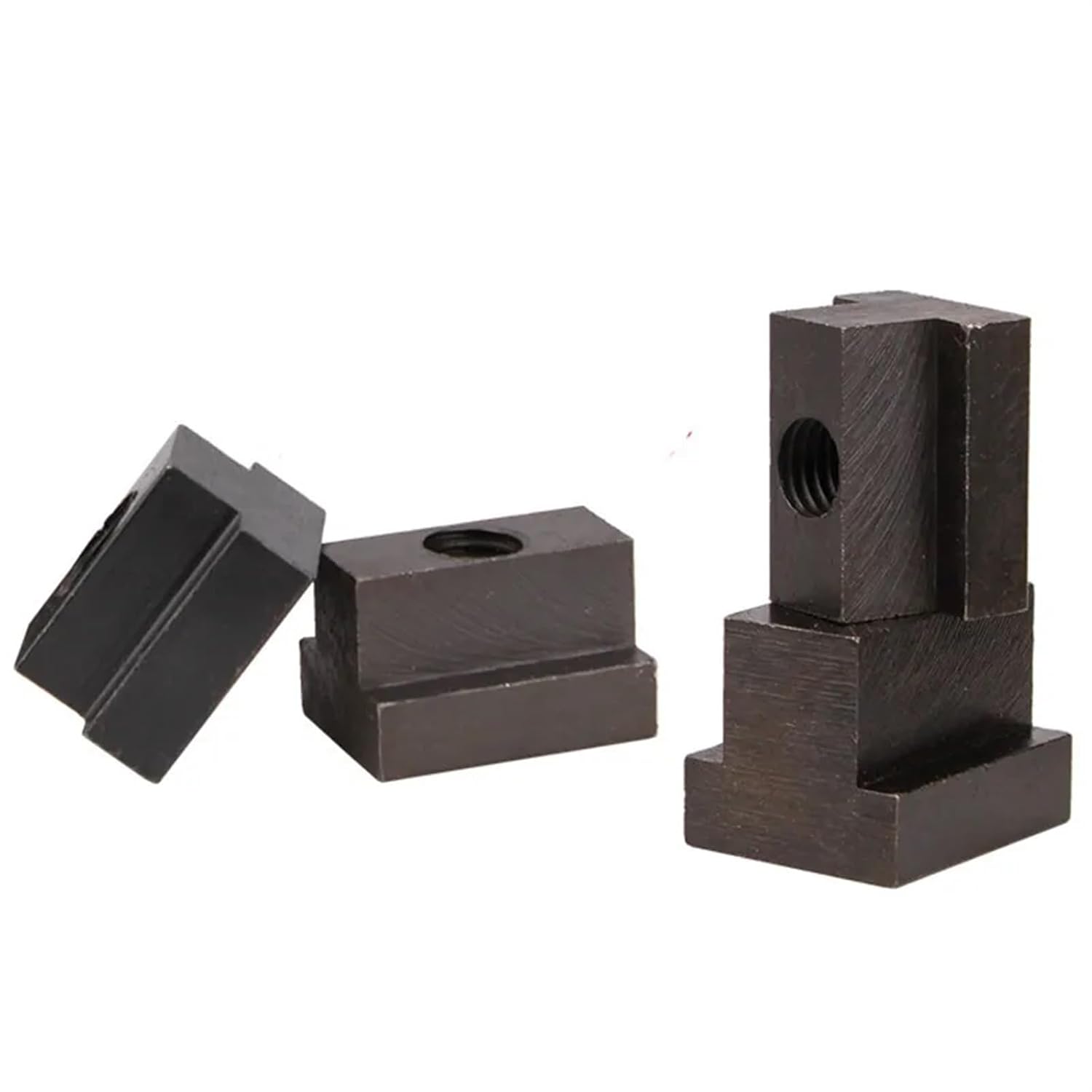 T Slot Nuts 10pcs M6 M8 M12 M14 Black Oxide Finished Grade 8.8 Carbon Steel Nut Tapped Through Slot T-Nuts DIN508(M14)