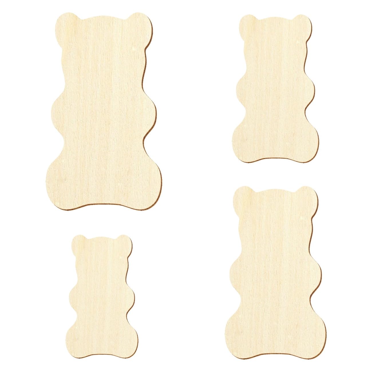 Holz Gummibärchen - Deko Basteln 3-50cm