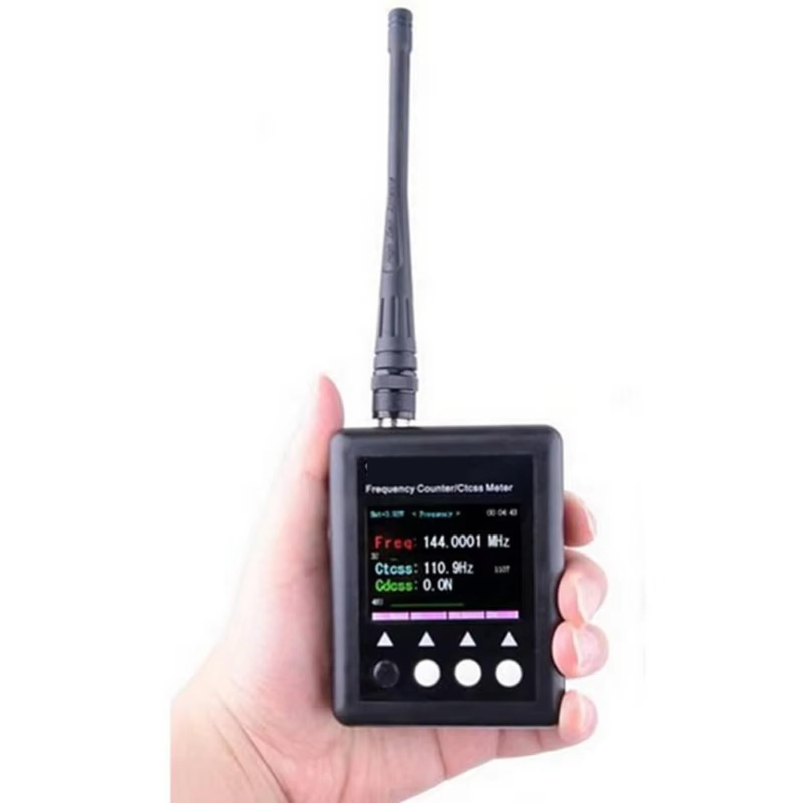 Contador De Frecuencia Portátil SF401-PLUS Con Decodificador CTCSS/DCS