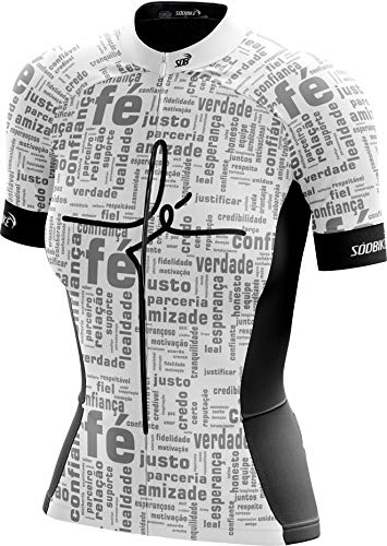 Camisa Ciclismo Feminina Sódbike Fé (Branca, GG)