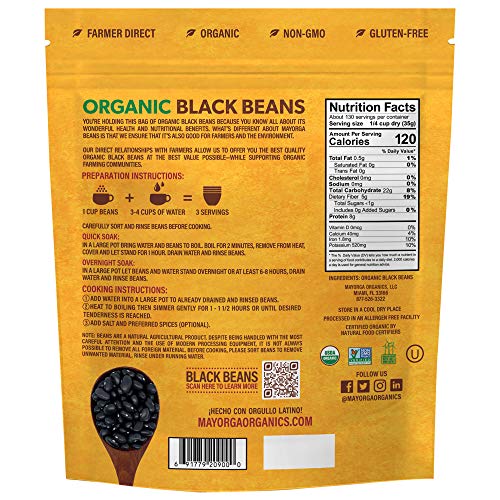 Mayorga Organic Dry Black Beans By Mayorga thumb #1