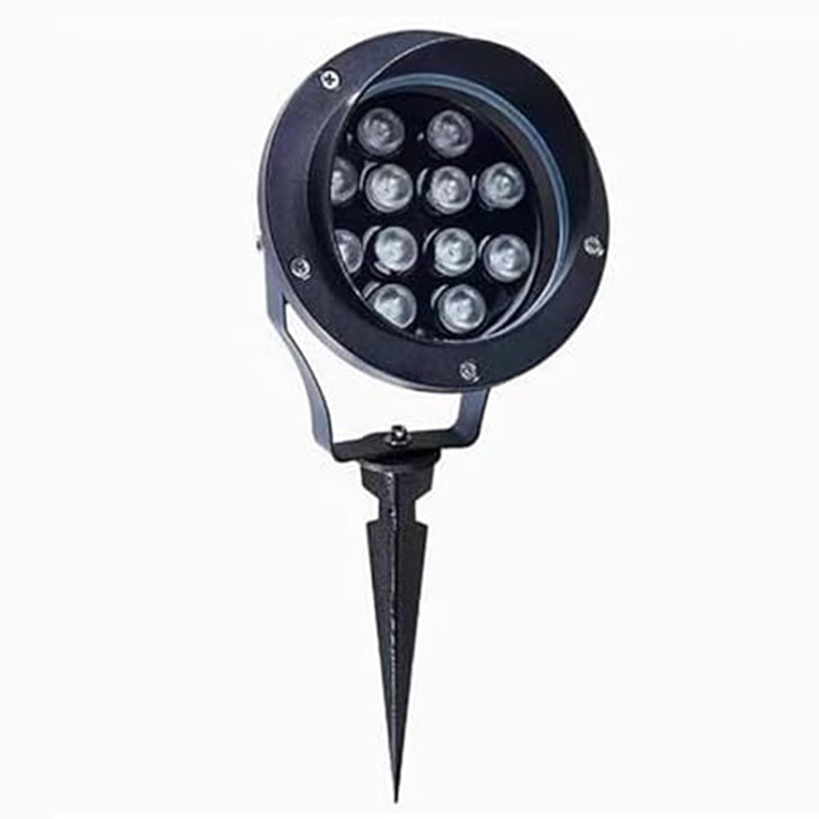 QICBYING Landscape Lights - Outdoor Spotlights, AC 220V LED Tree Floodlight, IP65 Outdoor Waterproof Plug-in Type Tree Uplight, For Villa Garden Park & ​​Courtyard Lighting(Blue,B-9W)