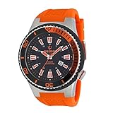Verschraubte Krone und Boden POSEIDON by KIENZLE XL Uhr Analog mit Silikon Armband UP00610