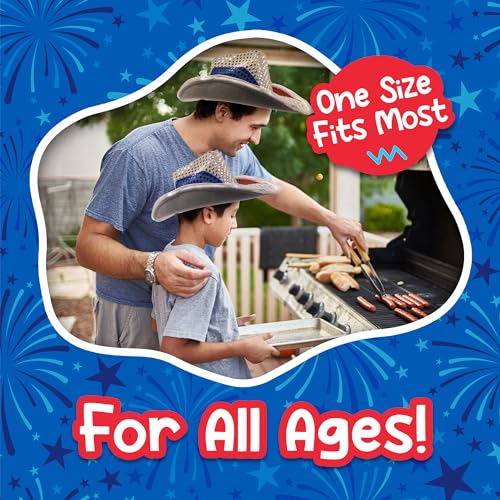 Fun Central TY15118719 Led Light-Up Cowboy Hat In Red thumb #4