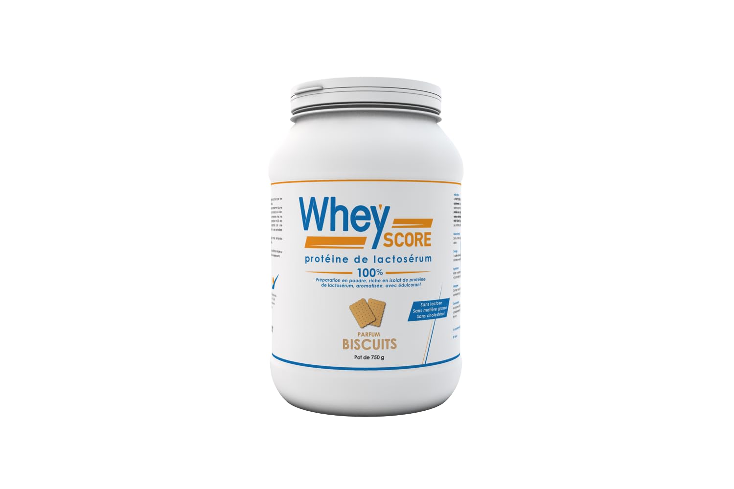 Whey Protéine Biscuit 750 g - WHEY'SCORE 100% Whey Isolate