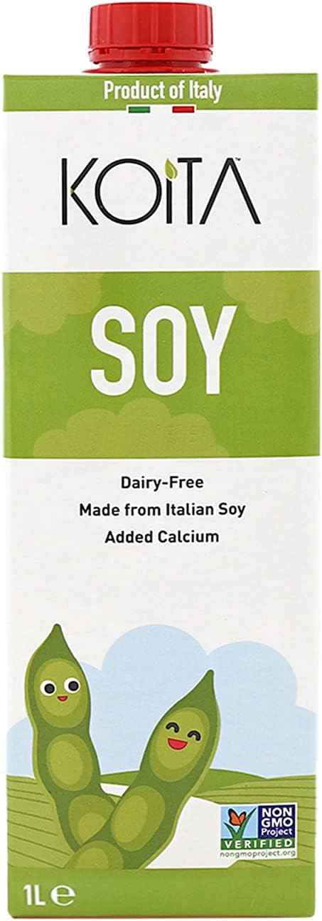 Koita Non-GMO Soy Milk (1L) - Plant-Based, Vegan, Made in Italy