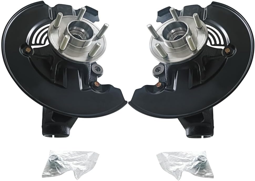 686-266 686-267 Pair Front Left Driver & Right Passenger Side Loaded Knuckle Steering Knuckle & Wheel Bearing Hub Assembly Compatible with Ford Transit Connect 2014 2015 2016 2017 2018