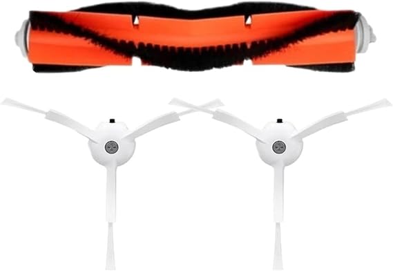 交換部品キット、Xiaomi Mi 掃除機 2 & Roborock S50/S51 対応 - モップクロス、ウェットモップフィルター、サイドブラシ、ロールブラシアクセサリーセットSet B