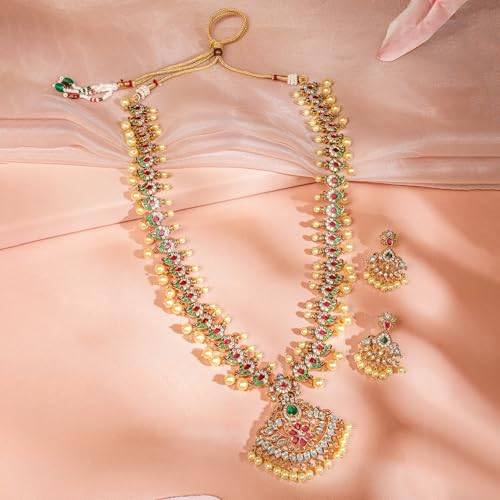 Image of Rubans Oxidised Necklace Set Jewellery Gift for Women & Girls