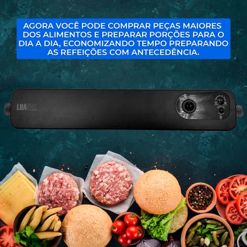 Máquina Seladora Vácuo Portátil Alimentos Domestica Embalagem