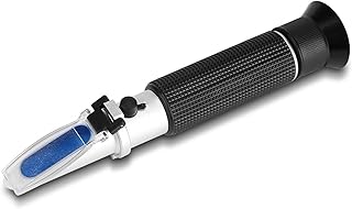 Tester de Alcohol, Refractómetro, Medidor de Prueba de Alcohol de Mano con Compensación Automática de Temperatura, Fácil de Operar para Viajes Al Aire Libre, Herramienta de Medida Simple