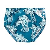 weVSwe Baby Reusable Swim Diaper Washable UPF 50+ Snap Side Leakproof & Adjustable for Pool/Beach to Prevent Leaks Green Tree 12-18 Months