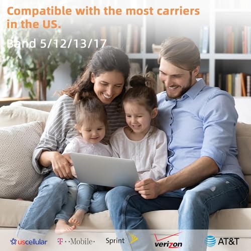 Image of Cell Phone Booster for Home or Office Up to 7,000 sq ft,Cell Phone Signal Booster for Band 5 /12 /13 /17,Boost 5G 4G Data for All U.S. Carriers FCC Approved Cell Signal Booster