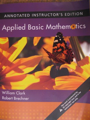 Applied Basic Mathematics 0321485319 Book Cover