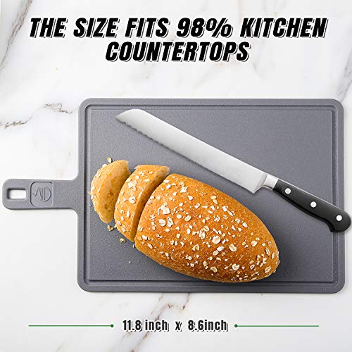 image for Plastic Cutting Board Set Dishwasher Safe, Cutting Boards Easy Grip Ha