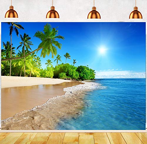 Tropical Seaside Backdrop Fhzon 5X3Ft Summer Beach Hawaii Island Palm Trees Photography Background For Boys Girls Adults Portrait Holiday Travel Studio Props Ptbxyfh13 #TOP7