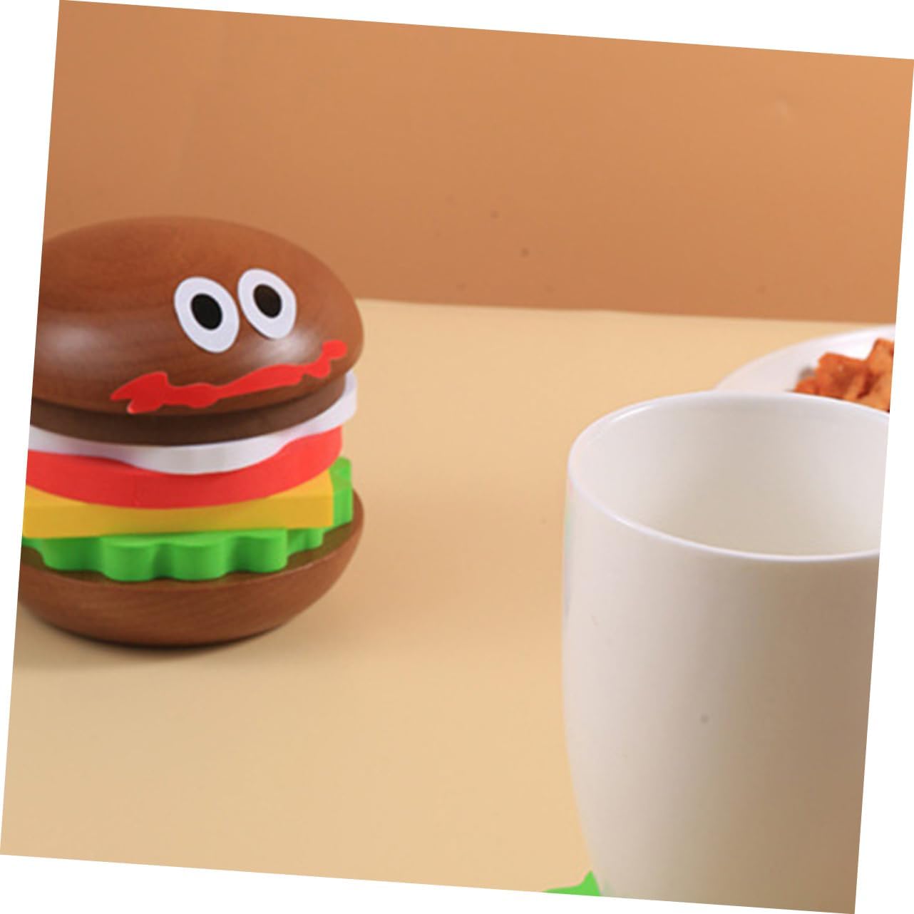 1 Set Burger Coaster Daily Use Wooden Cup Mat Funny Wood Coasters Wooden Burger Cup Coaster Coasters Funny Coffee Table Coaster Wooden Decorative Cup Mat Hamburger Delicate Eva 1 Set Burger Coaster Daily Use Wooden Cup Mat Funny Wood Coasters Wooden Burger Cup Coaster Coasters Funny Coffee Table Coaster Wooden Decorative Cup Mat Hamburger Delicate Eva